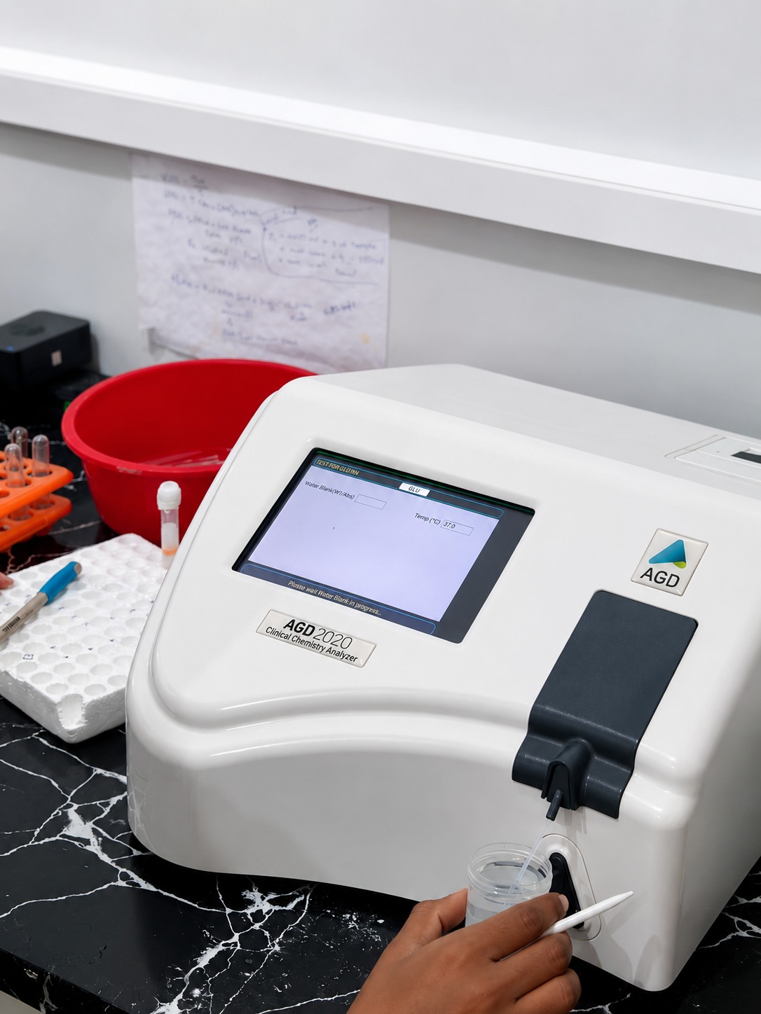 ZYBIO EXA 110 clinical analyzer and laboratory equipment at ARD Health Care diagnostic lab in Nenmara Palakkad